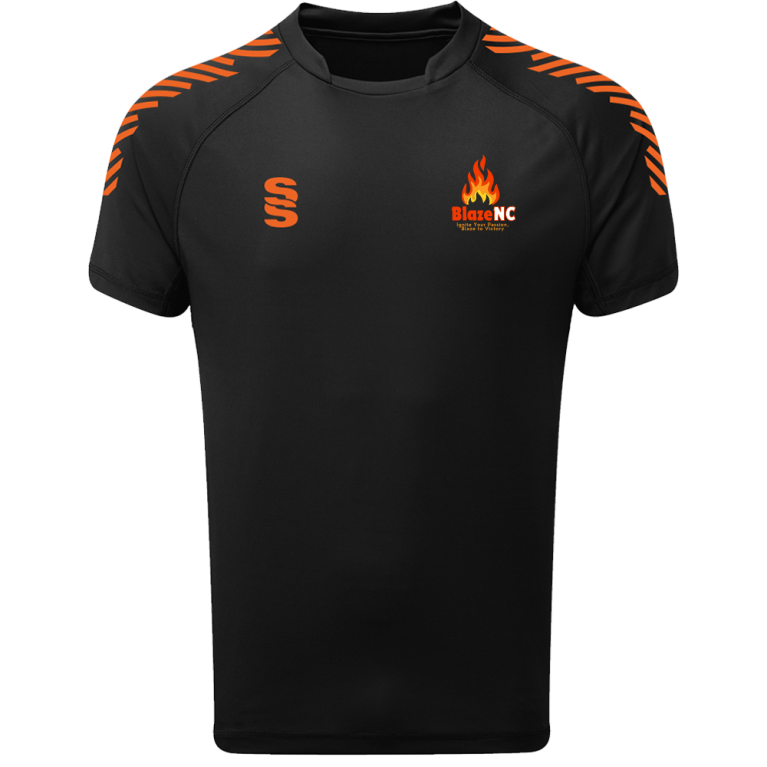 Blaze Netball - Dual Games Shirt - Black - Women's Fit
