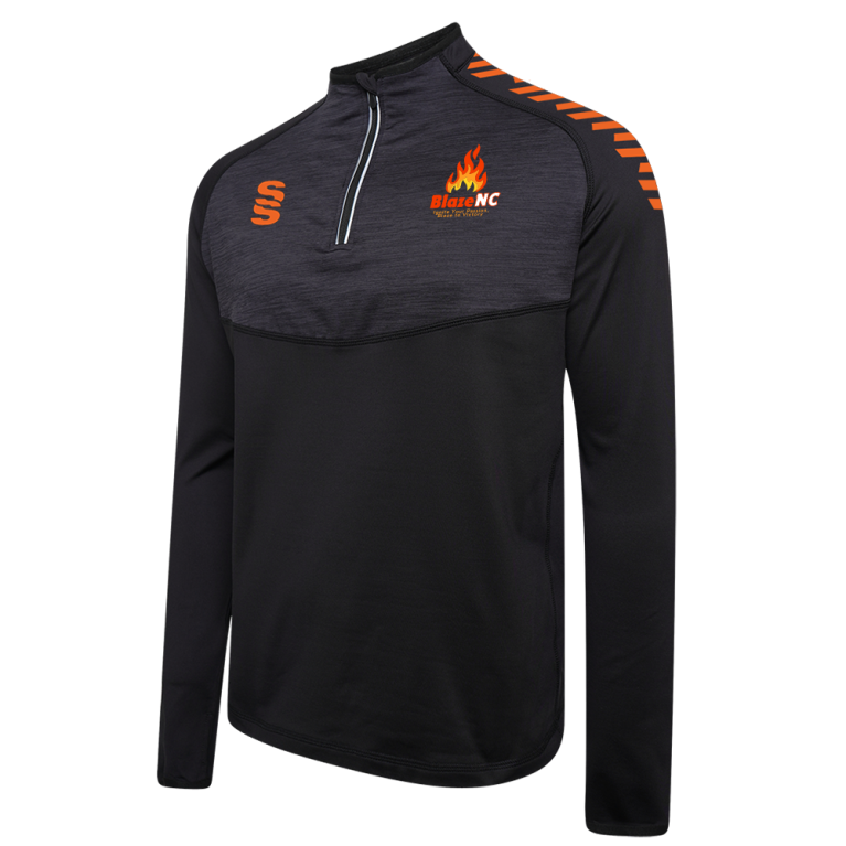 Blaze Netball - 1/4 Zip Dual Performance Top - Unisex Fit